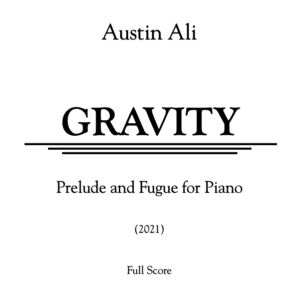 Gravity: Prelude and Fugue for Piano